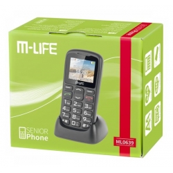 Telefon GSM dla Seniora M-LIFE ze stacją dokującą